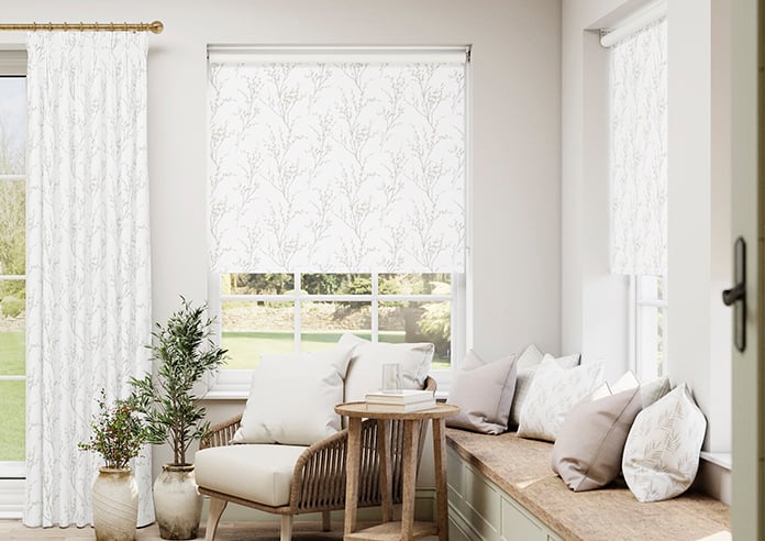 Laura Ashley Pussy Willow, Dove Grey - Twist&Fit Roller Blind - Image 3